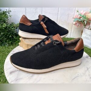 PAUL GREEN Kalista sneakers in Black Cognac Size US  6.5 UK 4 women’s like new